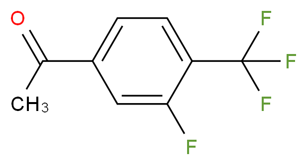 1-[3-fluoro-4-(trifluoromethyl)phenyl]ethan-1-one_分子结构_CAS_237761-81-8