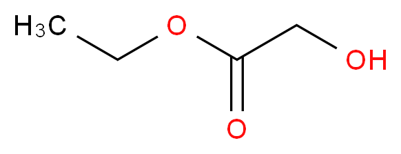 ethyl 2-hydroxyacetate_分子结构_CAS_623-50-7
