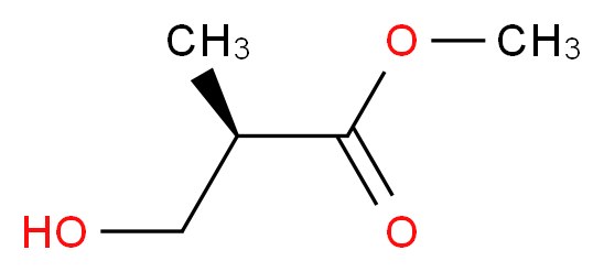 (-)-甲基D-β-羟基异丁酸酯_分子结构_CAS_72657-23-9)