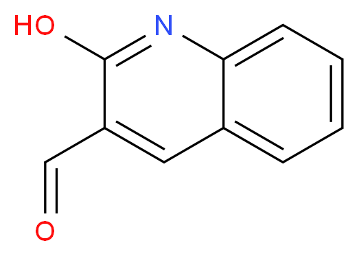2-hydroxyquinoline-3-carbaldehyde_分子结构_CAS_91301-03-0)