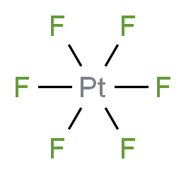 Platinum hexafluoride_分子结构_CAS_)