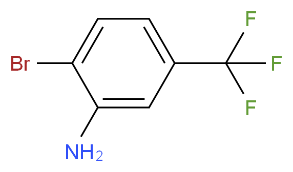 2-溴-5-(三氟甲基)苯胺_分子结构_CAS_454-79-5)