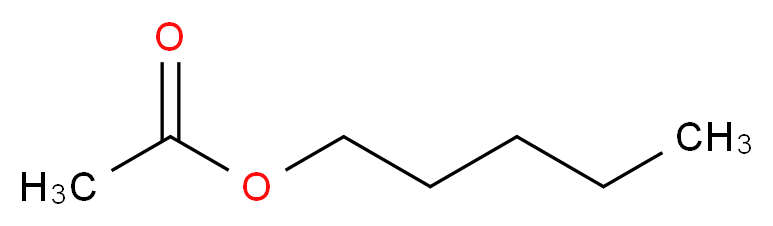 AMYL ACETATE_分子结构_CAS_628-63-7)