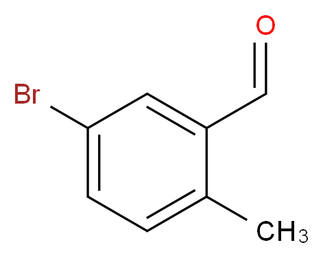 5-bromo-2-methylbenzaldehyde_分子结构_CAS_90050-59-2