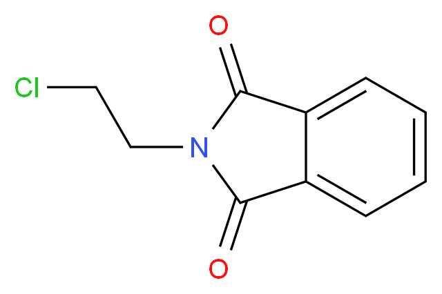 2-(2-Chloroethyl)-1H-isoindole-1,3(2H)-dione_分子结构_CAS_6270-06-0)