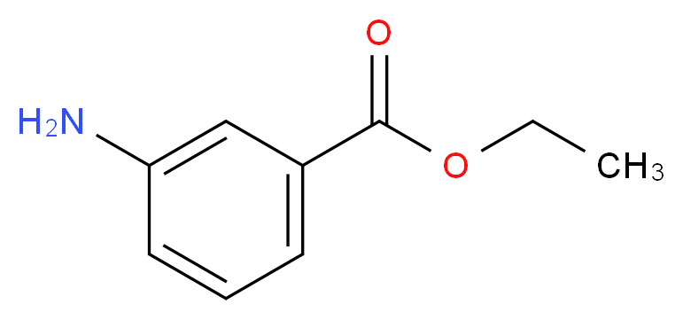 3-氨基苯甲酸乙酯_分子结构_CAS_582-33-2)