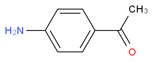 1-(4-aminophenyl)ethan-1-one_分子结构_CAS_99-92-3
