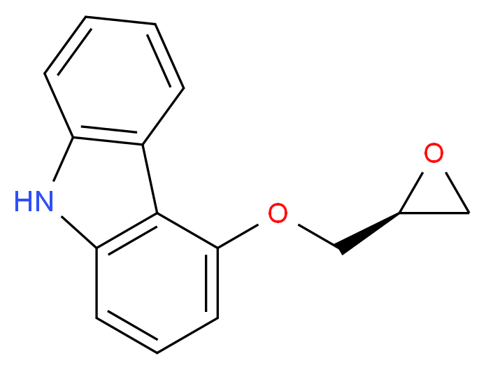 4-[(2S)-oxiran-2-ylmethoxy]-9H-carbazole_分子结构_CAS_95093-95-1