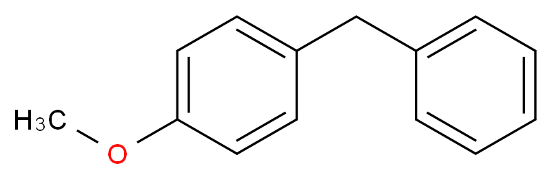 1-benzyl-4-methoxybenzene_分子结构_CAS_834-14-0