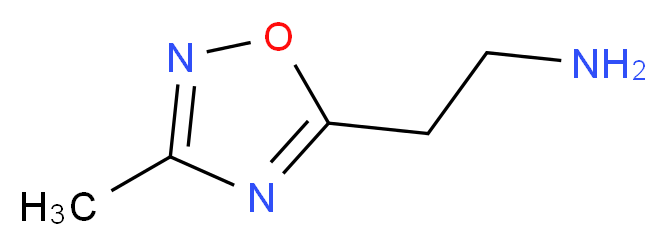 [2-(3-methyl-1,2,4-oxadiazol-5-yl)ethyl]amine hydrochloride_分子结构_CAS_)