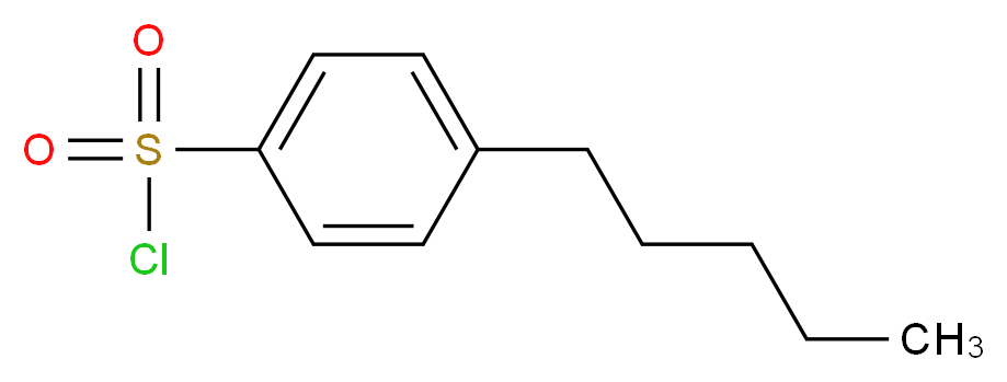 4-pentylbenzene-1-sulfonyl chloride_分子结构_CAS_73948-18-2)