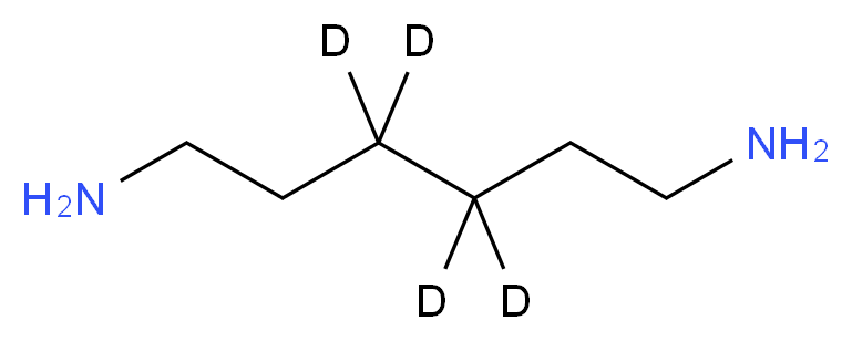 1,6-二氨基己烷-3,3,4,4-d4_分子结构_CAS_115797-53-0)