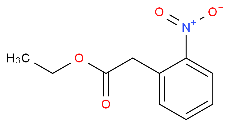 ethyl 2-(2-nitrophenyl)acetate_分子结构_CAS_31912-02-4