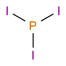 三碘化磷_分子结构_CAS_13455-01-1)