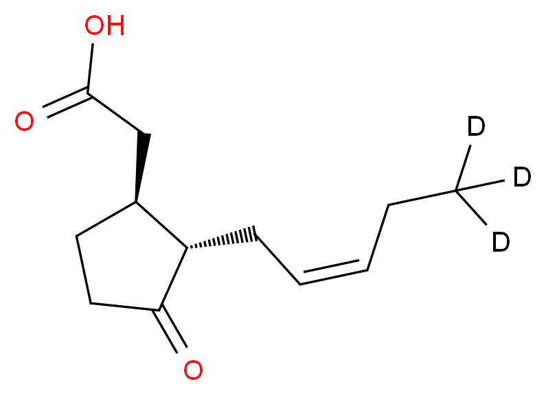rac-trans Jasmonic Acid-d3_分子结构_CAS_903510-51-0)