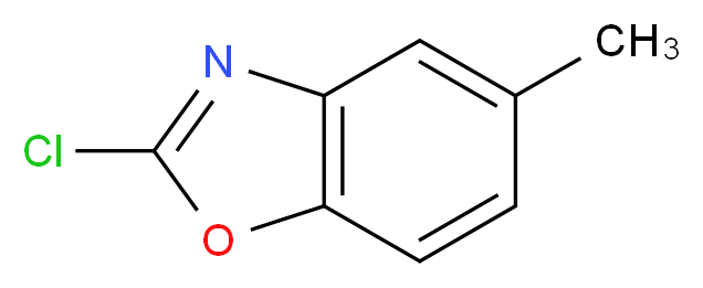 2-chloro-5-methyl-1,3-benzoxazole_分子结构_CAS_)