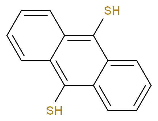 9,10-Dithioanthracene_分子结构_CAS_86756-29-8)