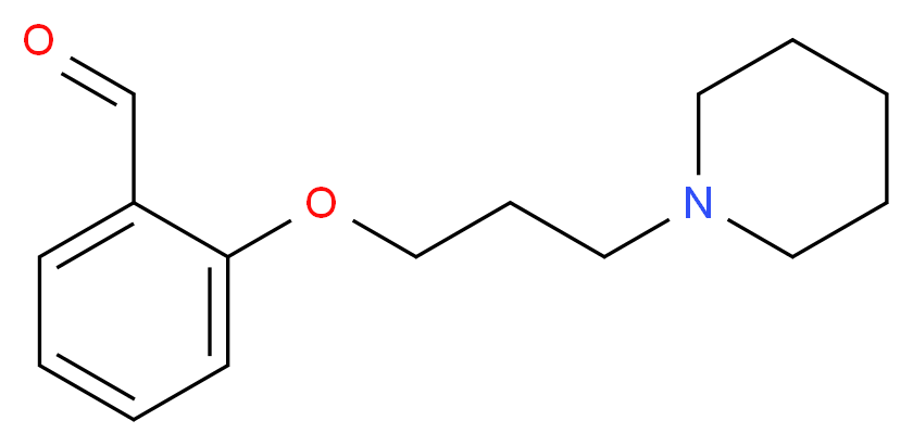 2-[3-(piperidin-1-yl)propoxy]benzaldehyde_分子结构_CAS_68997-50-2
