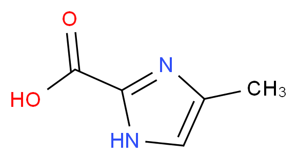 5-METHYL-1H-IMIDAZOLE-2-CARBOXYLIC ACID_分子结构_CAS_70631-93-5)