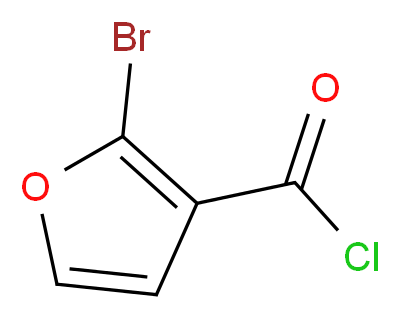 2-bromofuran-3-carbonyl chloride_分子结构_CAS_915707-69-6