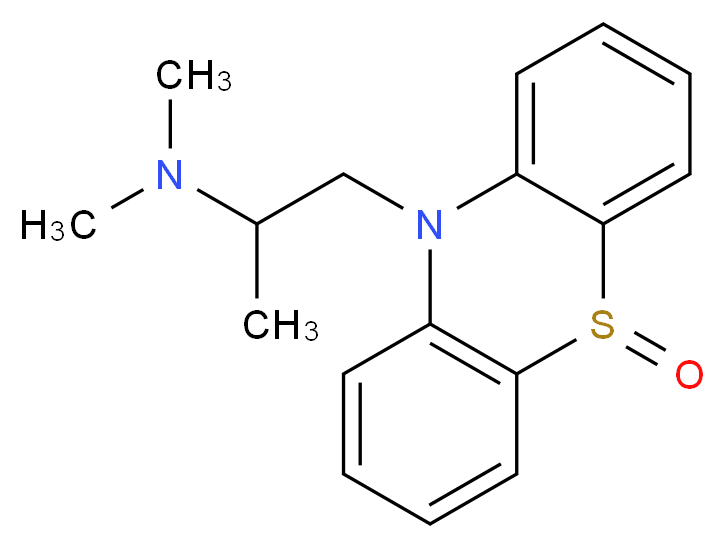 Promethazine Sulfoxide_分子结构_CAS_7640-51-9)