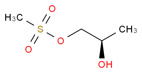 (2R)-2-Hydroxy-1-propyl Methanesulfonate_分子结构_CAS_262423-81-4)