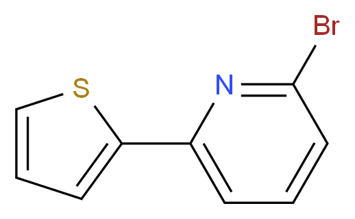 2-BroMo-6-(thiophen-2-yl)pyridine_分子结构_CAS_220196-07-6)