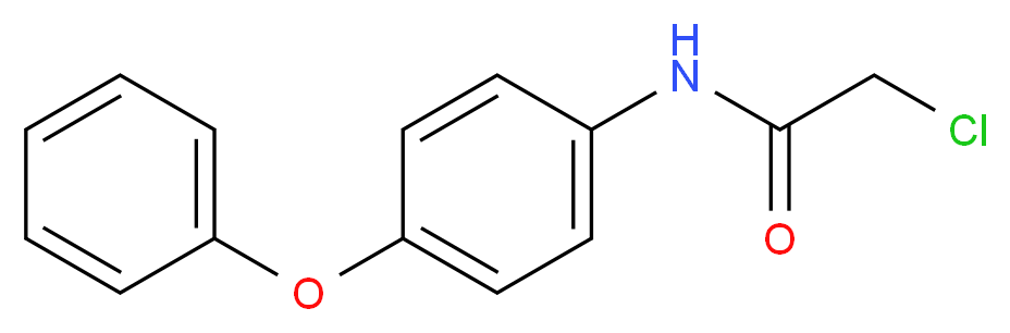 2-Chloro-N-(4-phenoxyphenyl)acetamide_分子结构_CAS_36160-84-6)