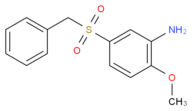 2-Methoxy-5-phenylmethanesulfonyl-phenylamine_分子结构_CAS_2815-50-1)