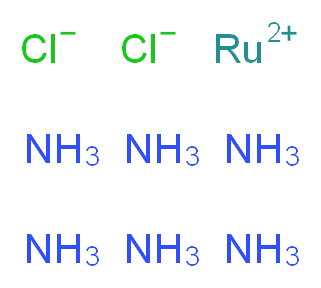 λ<sup>2</sup>-ruthenium(2+) ion hexaamine dichloride_分子结构_CAS_15305-72-3