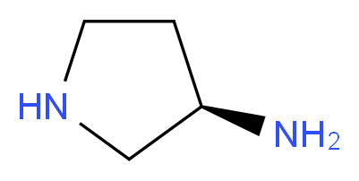 (3R)-pyrrolidin-3-amine_分子结构_CAS_116183-82-5