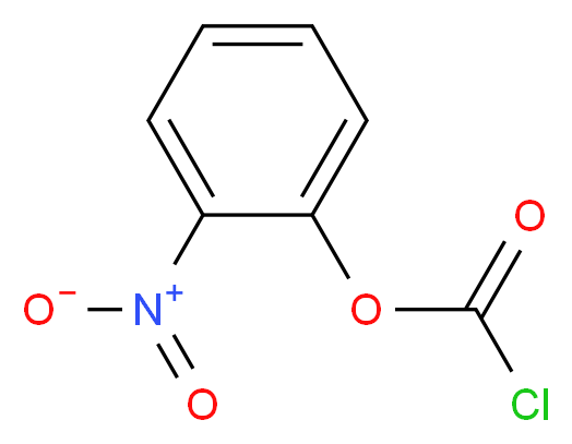 2-nitrophenyl chloroformate_分子结构_CAS_50353-00-9