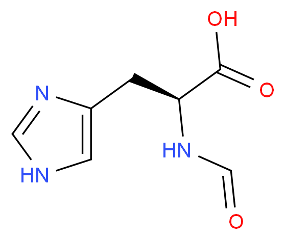 (2S)-3-(1H-imidazol-4-yl)-2-formamidopropanoic acid_分子结构_CAS_15191-21-6