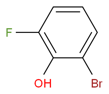 2-bromo-6-fluorophenol_分子结构_CAS_2040-89-3