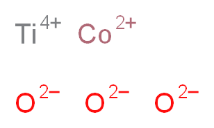 titanium(4+) ion λ<sup>2</sup>-cobalt(2+) ion trioxidandiide_分子结构_CAS_12017-01-5