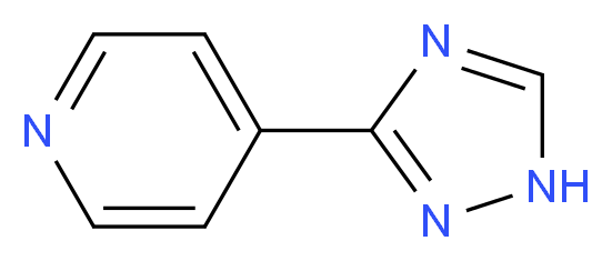 4-(1H-1,2,4-Triazol-3-yl)pyridine_分子结构_CAS_14803-99-7)