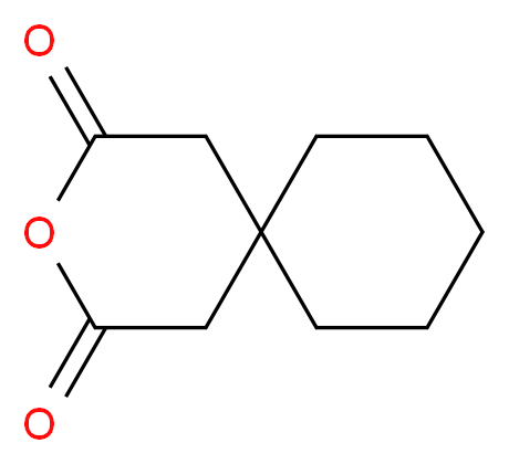 3-oxaspiro[5.5]undecane-2,4-dione_分子结构_CAS_1010-26-0)