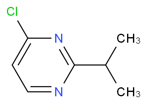 4-chloro-2-(propan-2-yl)pyrimidine_分子结构_CAS_68210-26-4