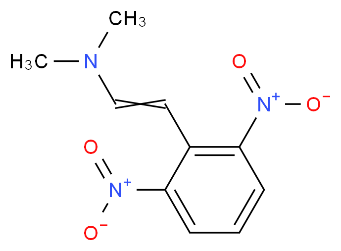(N,N-二甲氨基)乙烯基-2,6-二硝苯_分子结构_CAS_79476-53-2)
