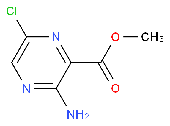 Methyl 3-amino-6-chloropyrazine-2-carboxylate_分子结构_CAS_1458-03-3)