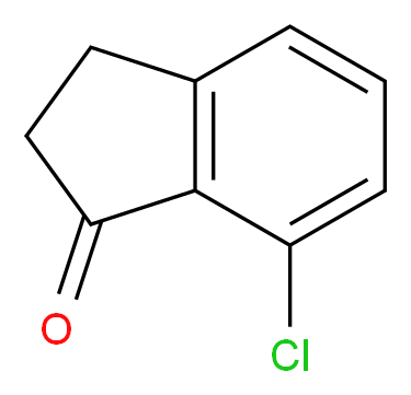 7-Chloro-indan-1-one_分子结构_CAS_34911-25-6)