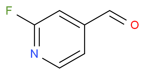 2-fluoropyridine-4-carbaldehyde_分子结构_CAS_131747-69-8