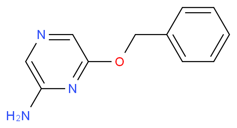 6-(BENZYLOXY)PYRAZIN-2-AMINE_分子结构_CAS_126993-72-4)