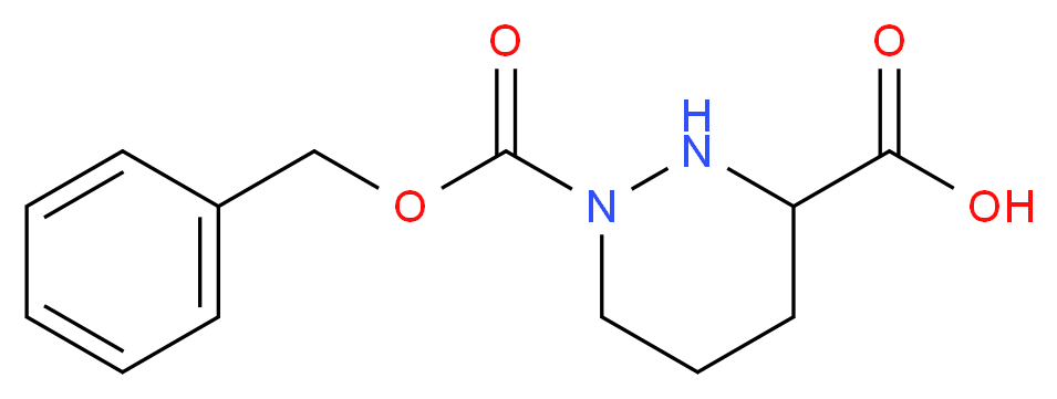 1-[(benzyloxy)carbonyl]-1,2-diazinane-3-carboxylic acid_分子结构_CAS_72120-54-8