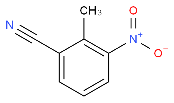 2-methyl-3-nitrobenzonitrile_分子结构_CAS_71516-35-3