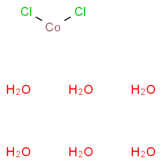 dichlorocobalt hexahydrate_分子结构_CAS_7791-13-1