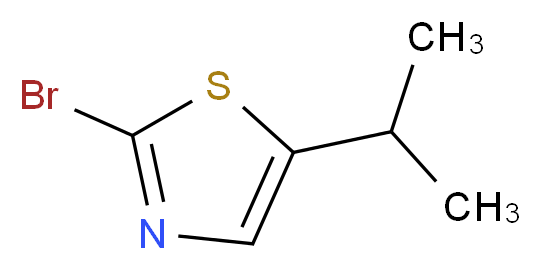 2-Bromo-5-isopropylthiazole_分子结构_CAS_1159817-16-9)