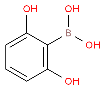 (2,6-dihydroxyphenyl)boronic acid_分子结构_CAS_848409-34-7