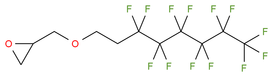 2-{[(3,3,4,4,5,5,6,6,7,7,8,8,8-tridecafluorooctyl)oxy]methyl}oxirane_分子结构_CAS_122193-68-4