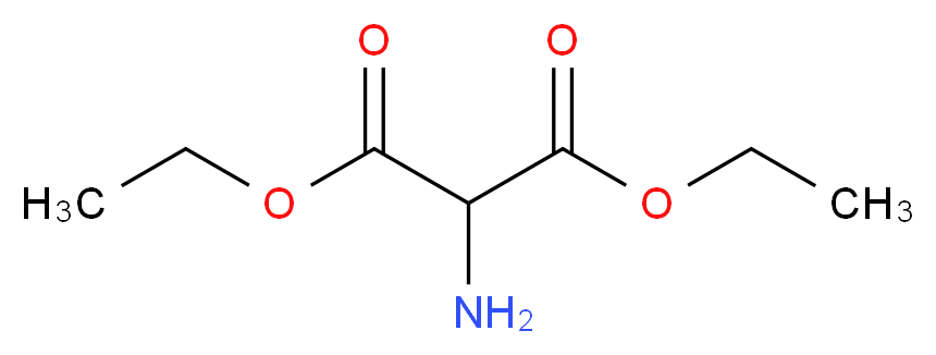 1,3-diethyl 2-aminopropanedioate_分子结构_CAS_6829-40-9